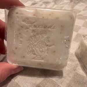 2 BARS Mint Leaf  Soap Triple Milled made in France    **TWO BARS FOR $15***